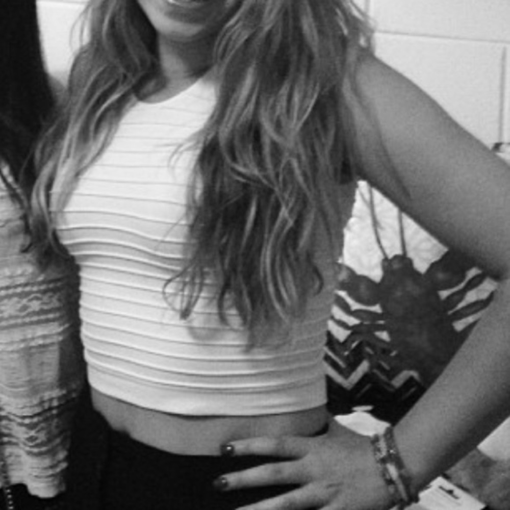 White Crop Top